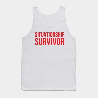 Y2K Funny Slogan Situationship Survivor Tank Top
